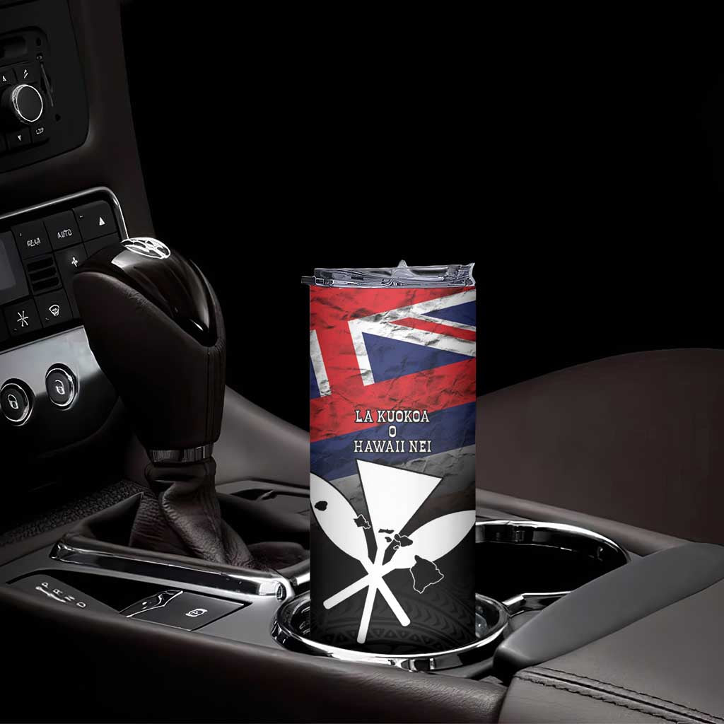 Hawaii Independence Day Skinny Tumbler La Kuokoa - Happy 28th November
