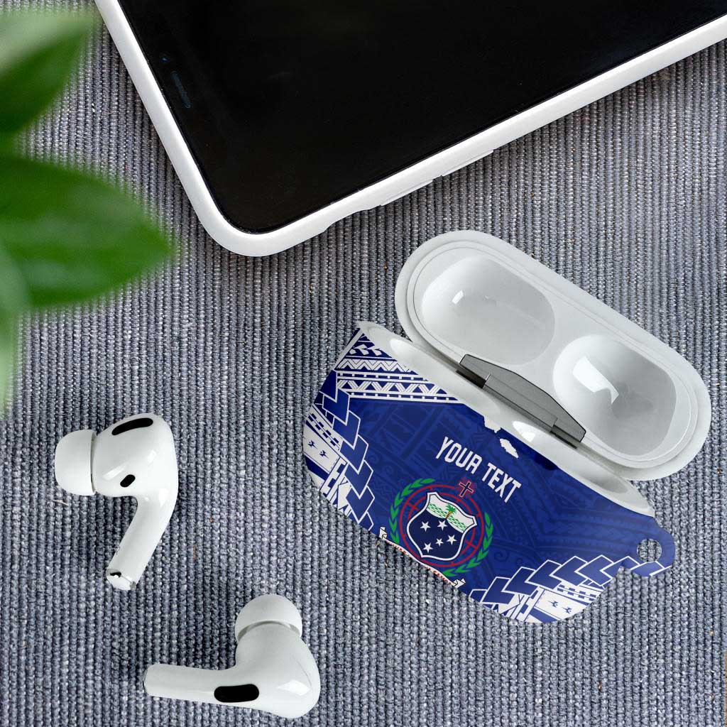 Toa Samoa Rugby Custom AirPods Case Go Champions Pacific Samoan Pattern - Polynesian Pride
