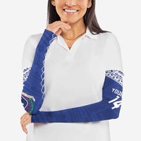 Toa Samoa Rugby Custom Arm Sleeves Go Champions Pacific Samoan Pattern - Polynesian Pride