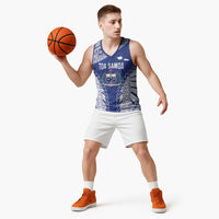 Toa Samoa Rugby Custom Basketball Jersey Go Champions Pacific Samoan Pattern - Polynesian Pride