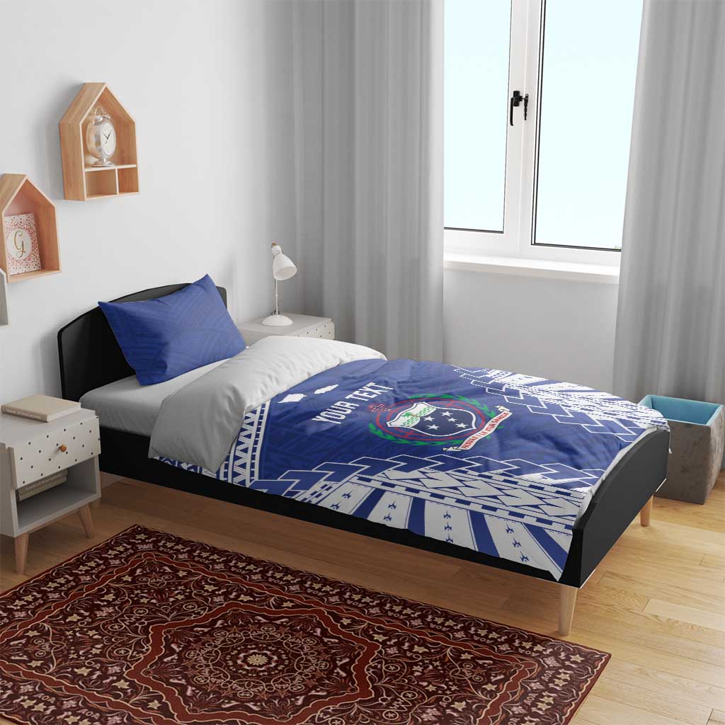 Toa Samoa Rugby Custom Bedding Set Go Champions Pacific Samoan Pattern - Polynesian Pride