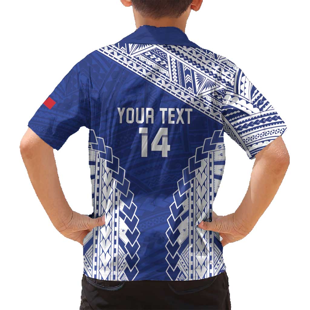 Toa Samoa Rugby Custom Family Matching Long Sleeve Bodycon Dress and Hawaiian Shirt Go Champions Pacific Samoan Pattern LT14 - Polynesian Pride