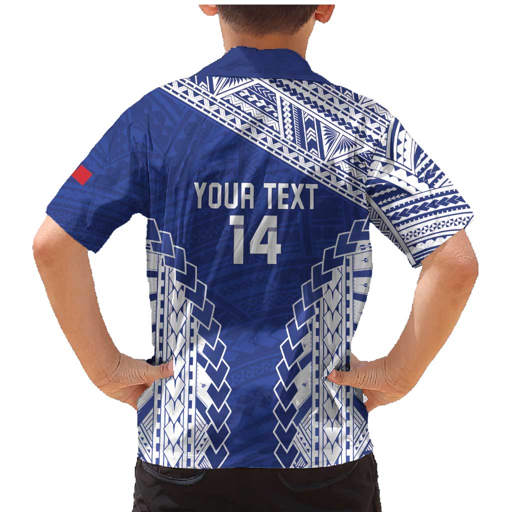 Toa Samoa Rugby Custom Family Matching Mermaid Dress and Hawaiian Shirt Go Champions Pacific Samoan Pattern LT14 - Polynesian Pride