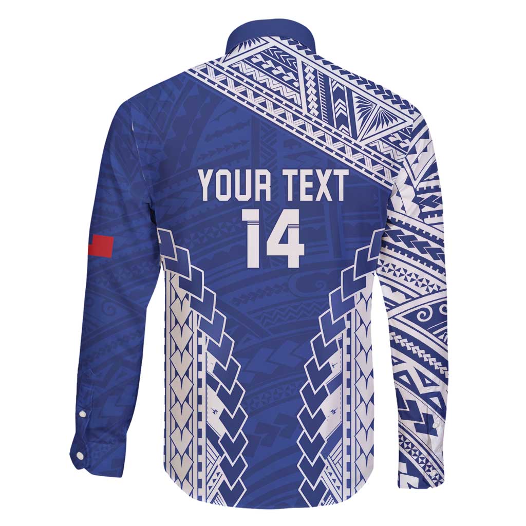 Toa Samoa Rugby Custom Family Matching Off Shoulder Short Dress and Hawaiian Shirt Go Champions Pacific Samoan Pattern - Polynesian Pride