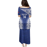 Toa Samoa Rugby Custom Family Matching Puletasi and Hawaiian Shirt Go Champions Pacific Samoan Pattern - Polynesian Pride
