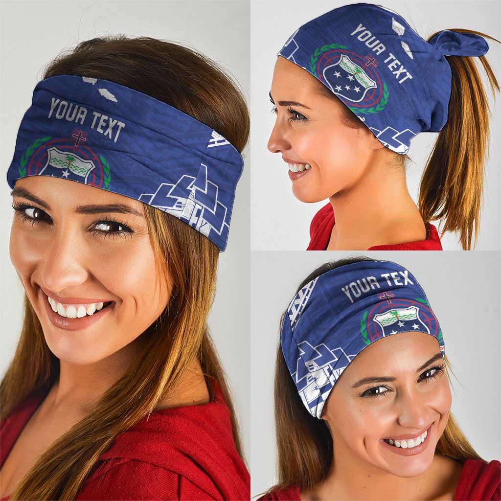Toa Samoa Rugby Custom Neck Gaiter Go Champions Pacific Samoan Pattern - Polynesian Pride