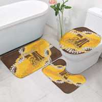 Personalized Mililani Hawaii High School Bathroom Set Puakenikeni Lei Hawaiian Pattern LT14 - Polynesian Pride