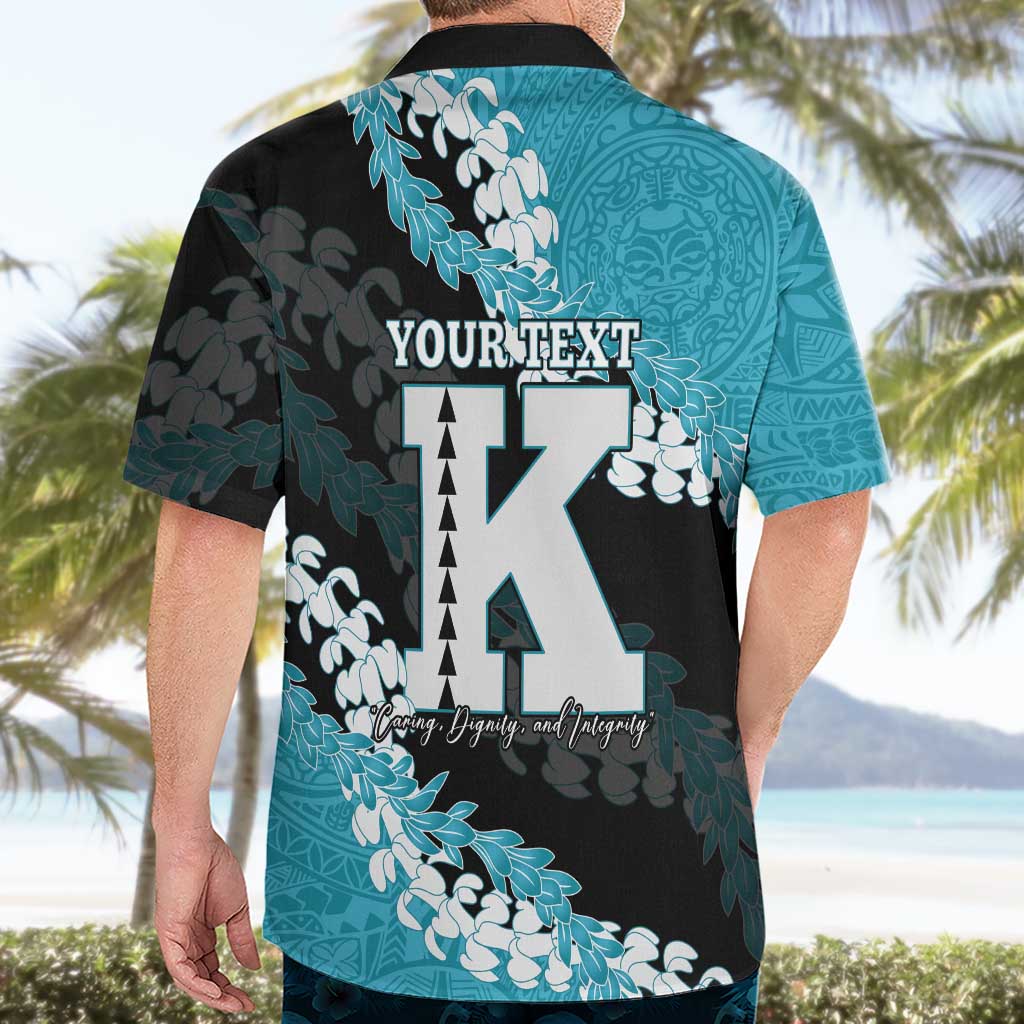 Personalized Kapolei Hawaii High School Hawaiian Shirt Puakenikeni Lei Hawaiian Pattern - Polynesian Pride