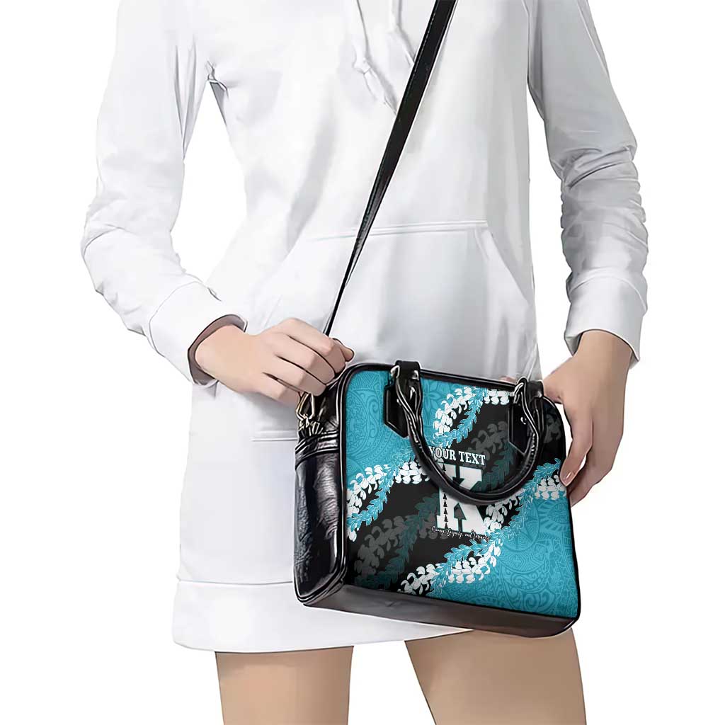 Personalized Kapolei Hawaii High School Shoulder Handbag Puakenikeni Lei Hawaiian Pattern - Polynesian Pride
