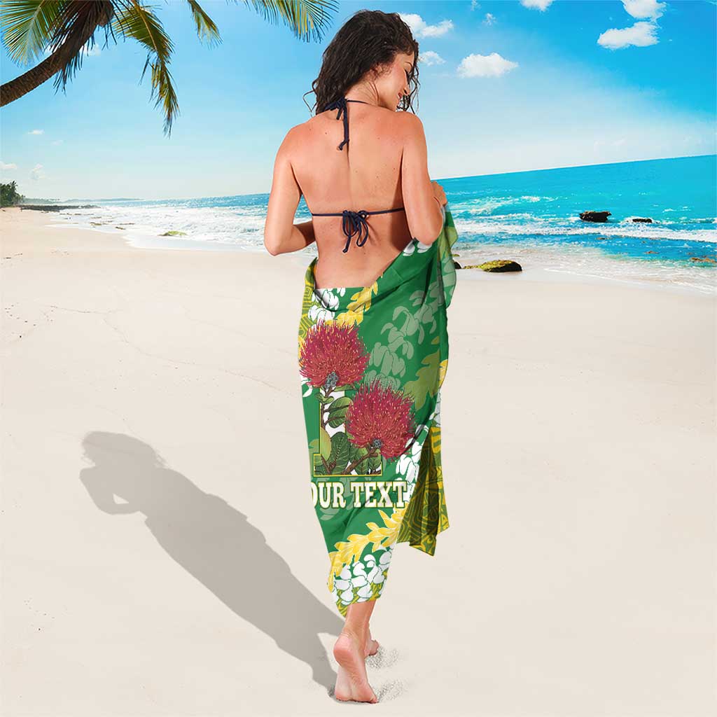 Personalized Leilehua Hawaii High School Sarong Puakenikeni Lei Hawaiian Pattern - Polynesian Pride