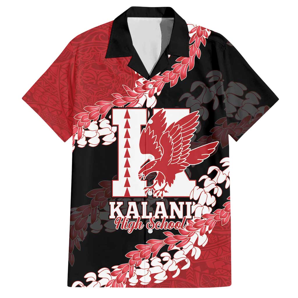 Personalized Kalani Hawaii High School Hawaiian Shirt Puakenikeni Lei Hawaiian Pattern - Polynesian Pride