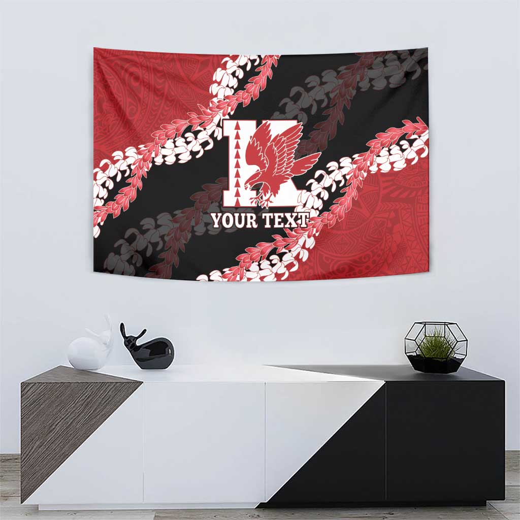 Personalized Kalani Hawaii High School Tapestry Puakenikeni Lei Hawaiian Pattern LT14 - Polynesian Pride