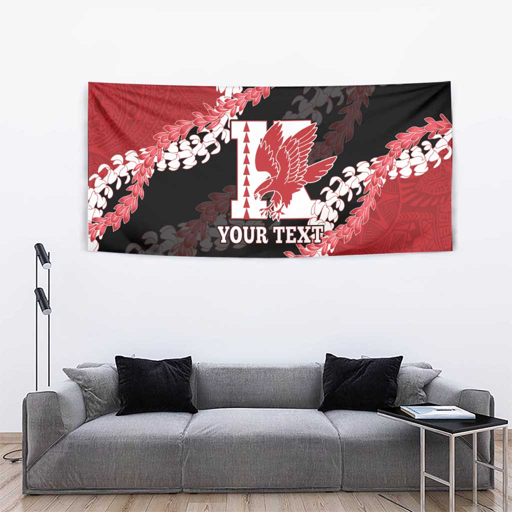 Personalized Kalani Hawaii High School Tapestry Puakenikeni Lei Hawaiian Pattern LT14 - Polynesian Pride
