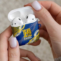 Kaiser Hawaii High School AirPods Case Puakenikeni Lei Hawaiian Pattern - Polynesian Pride
