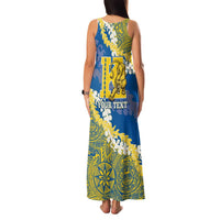 Personalized Kaiser Hawaii High School Family Matching Tank Maxi Dress and Hawaiian Shirt Puakenikeni Lei Hawaiian Pattern LT14 - Polynesian Pride
