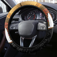 New Zealand Silver Fern Rugby ANZAC Day Steering Wheel Cover 2024 All Black Tiki Mascot LT14 - Polynesian Pride