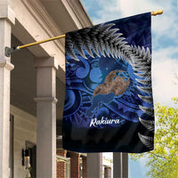 New Zealand Stewart Island Garden Flag Rakiura Kiwi Maori Glowing Sky LT14 House Flag Blue - Polynesian Pride