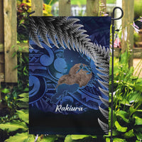 New Zealand Stewart Island Garden Flag Rakiura Kiwi Maori Glowing Sky LT14 Garden Flag Blue - Polynesian Pride