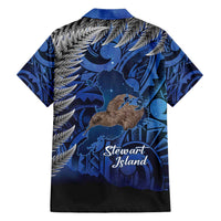 New Zealand Stewart Island Hawaiian Shirt Rakiura Kiwi Maori Glowing Sky LT14 - Polynesian Pride