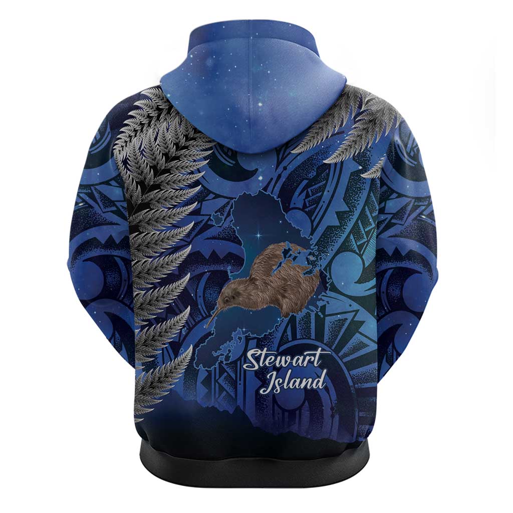 New Zealand Stewart Island Hoodie Rakiura Kiwi Maori Glowing Sky LT14 - Polynesian Pride