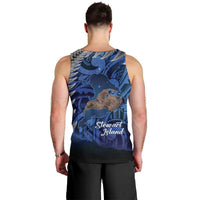 New Zealand Stewart Island Men Tank Top Rakiura Kiwi Maori Glowing Sky LT14 - Polynesian Pride