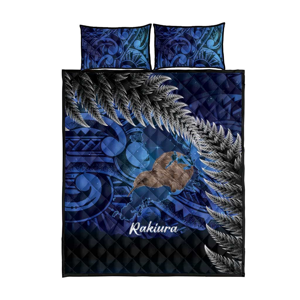 New Zealand Stewart Island Quilt Bed Set Rakiura Kiwi Maori Glowing Sky LT14 - Polynesian Pride