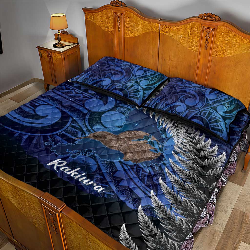 New Zealand Stewart Island Quilt Bed Set Rakiura Kiwi Maori Glowing Sky LT14 - Polynesian Pride