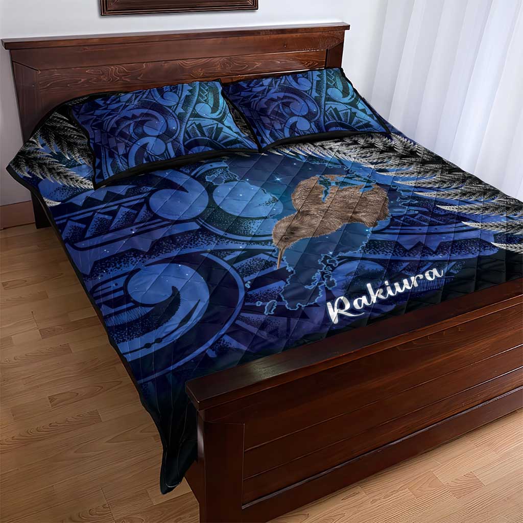 New Zealand Stewart Island Quilt Bed Set Rakiura Kiwi Maori Glowing Sky LT14 - Polynesian Pride