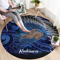 New Zealand Stewart Island Round Carpet Rakiura Kiwi Maori Glowing Sky LT14 - Polynesian Pride