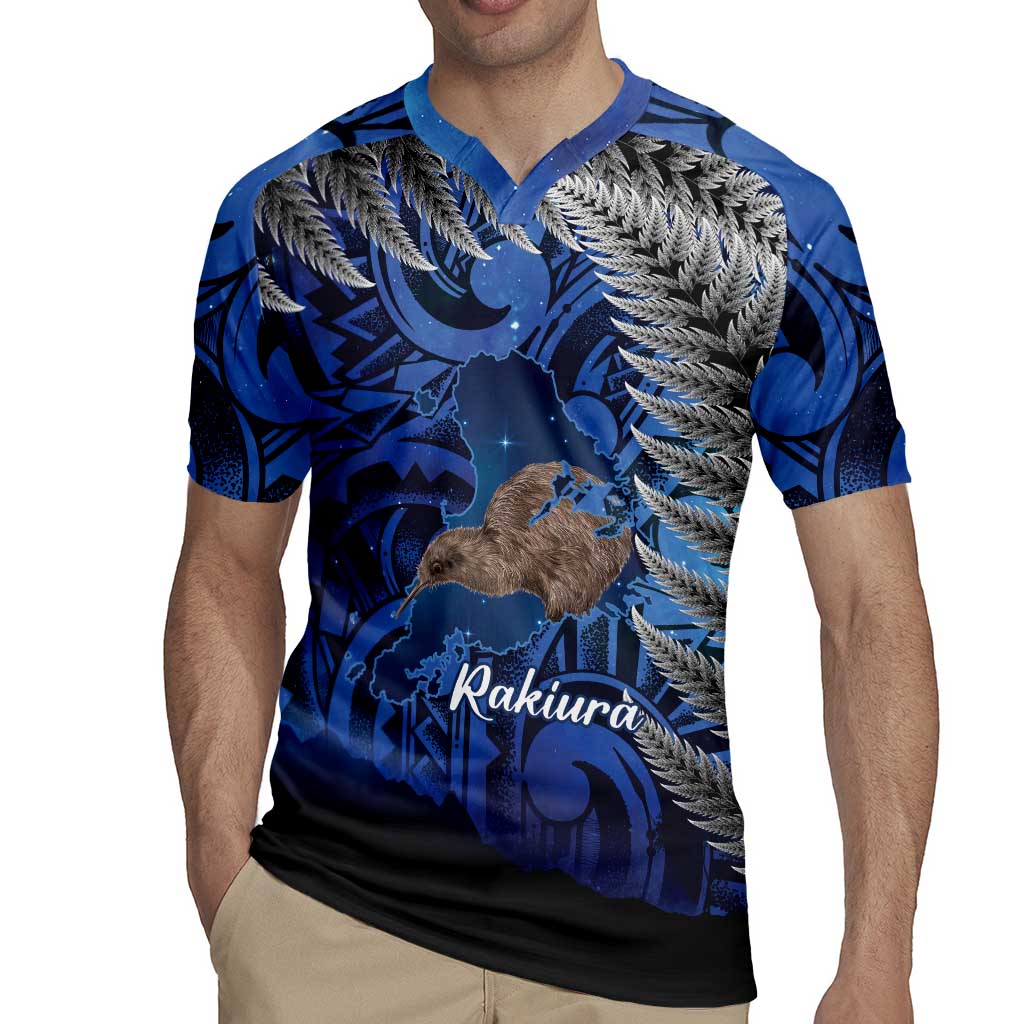 New Zealand Stewart Island Rugby Jersey Rakiura Kiwi Maori Glowing Sky LT14 - Polynesian Pride