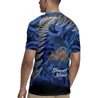 New Zealand Stewart Island Rugby Jersey Rakiura Kiwi Maori Glowing Sky LT14 - Polynesian Pride
