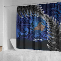 New Zealand Stewart Island Shower Curtain Rakiura Kiwi Maori Glowing Sky LT14 - Polynesian Pride