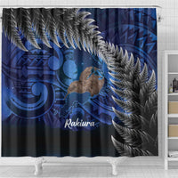 New Zealand Stewart Island Shower Curtain Rakiura Kiwi Maori Glowing Sky LT14 - Polynesian Pride