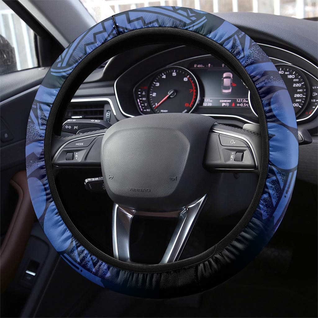 New Zealand Stewart Island Steering Wheel Cover Rakiura Kiwi Maori Glowing Sky LT14 - Polynesian Pride