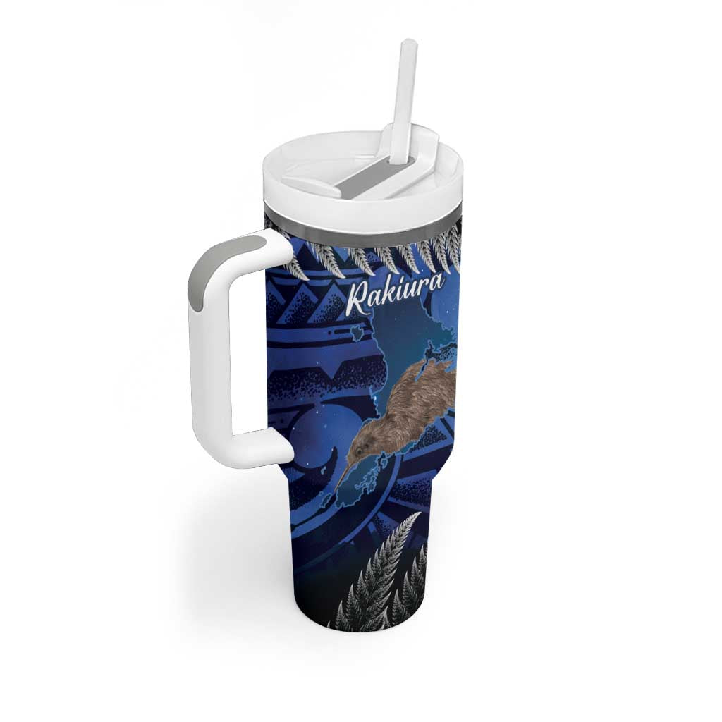 New Zealand Stewart Island Tumbler With Handle Rakiura Kiwi Maori Glowing Sky LT14 - Polynesian Pride