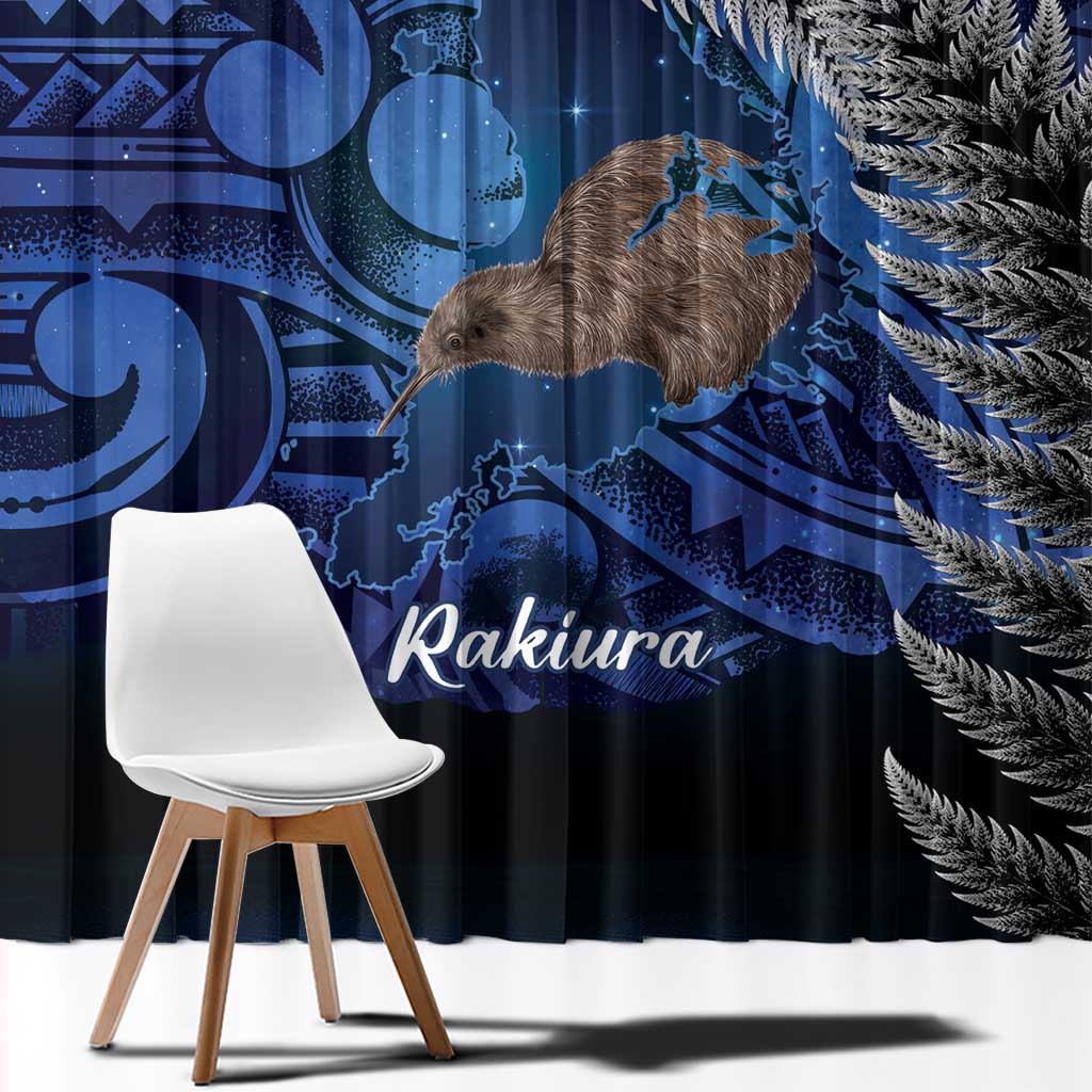New Zealand Stewart Island Window Curtain Rakiura Kiwi Maori Glowing Sky LT14 - Polynesian Pride