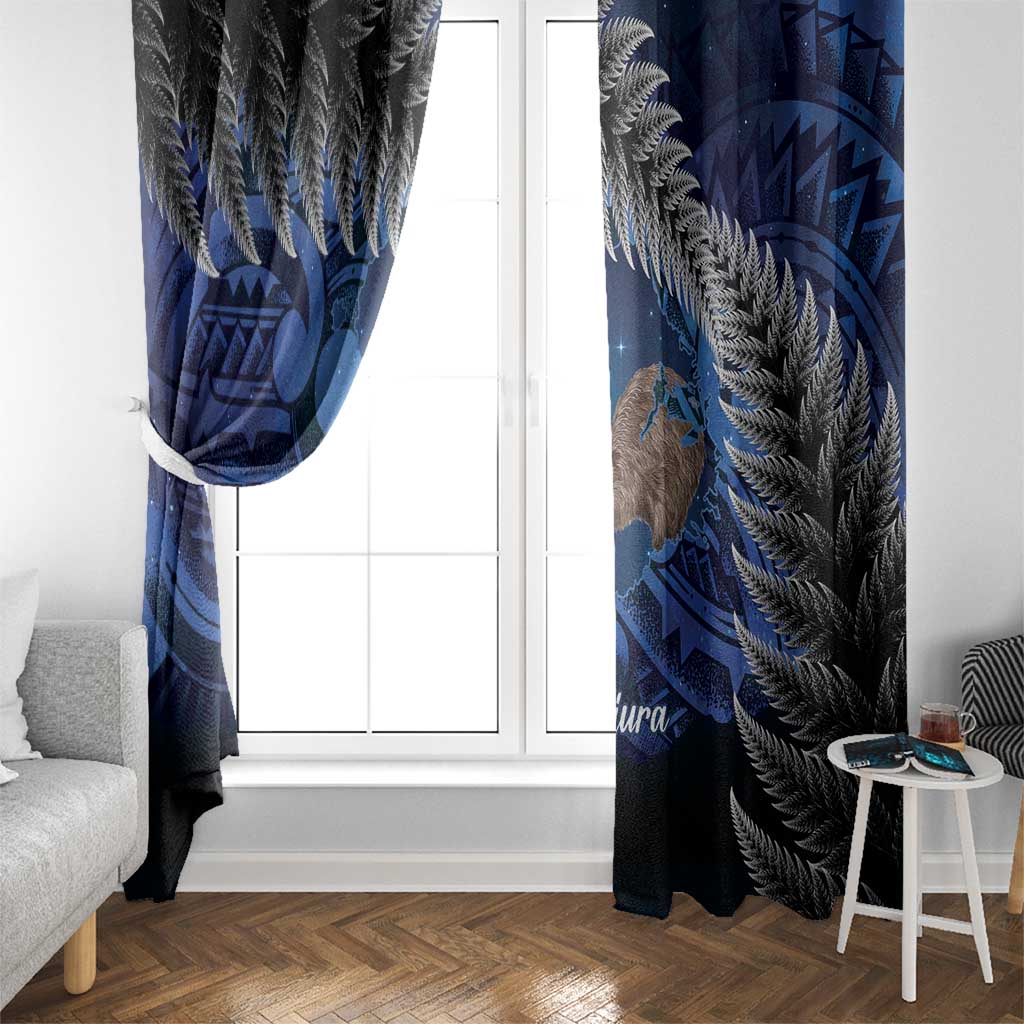 New Zealand Stewart Island Window Curtain Rakiura Kiwi Maori Glowing Sky LT14 - Polynesian Pride