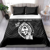 Guam Liberation Day Bedding Set Biba Guahan Chamorro 80th Anniversary - Black LT14 - Polynesian Pride