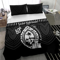 Guam Liberation Day Bedding Set Biba Guahan Chamorro 80th Anniversary - Black LT14 - Polynesian Pride