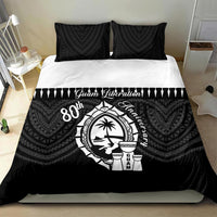 Guam Liberation Day Bedding Set Biba Guahan Chamorro 80th Anniversary - Black LT14 - Polynesian Pride