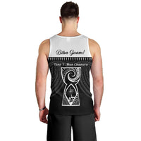 Guam Liberation Day Men Tank Top Biba Guahan Chamorro 80th Anniversary - Black LT14 - Polynesian Pride