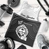 Guam Liberation Day Men Tank Top Biba Guahan Chamorro 80th Anniversary - Black LT14 - Polynesian Pride