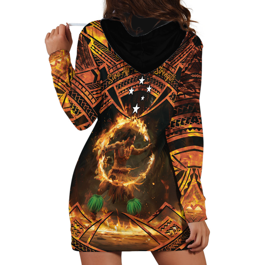 Samoa Teuila 2024 Festival Hoodie Dress Samoan Siva Afi With Red Gingers LT14 - Polynesian Pride
