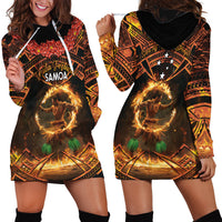 Samoa Teuila 2024 Festival Hoodie Dress Samoan Siva Afi With Red Gingers LT14 - Polynesian Pride