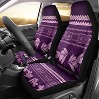 Purple Samoa Siapo Teuila Flowers Car Seat Cover LT14 - Polynesian Pride