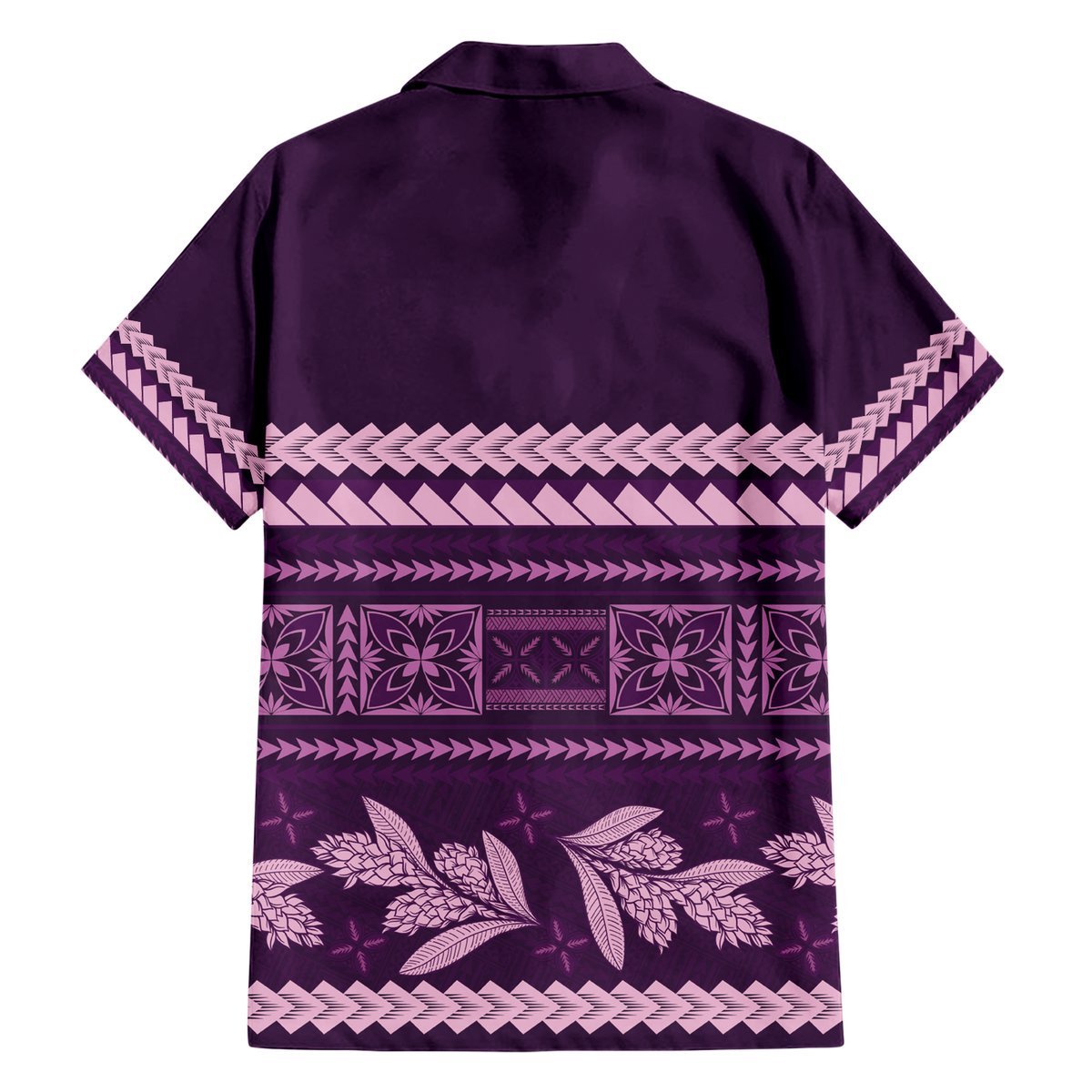 Purple Samoa Siapo Teuila Flowers Hawaiian Shirt LT14 - Polynesian Pride