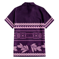 Purple Samoa Siapo Teuila Flowers Hawaiian Shirt LT14 - Polynesian Pride