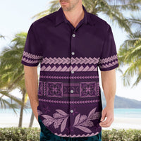 Purple Samoa Siapo Teuila Flowers Hawaiian Shirt LT14 - Polynesian Pride