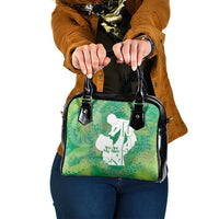 Green Polynesia Father's Day Shoulder Handbag Dad You Are My Hero LT14 One Size Green - Polynesian Pride