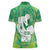Green Polynesia Father's Day Women Polo Shirt Dad You Are My Hero